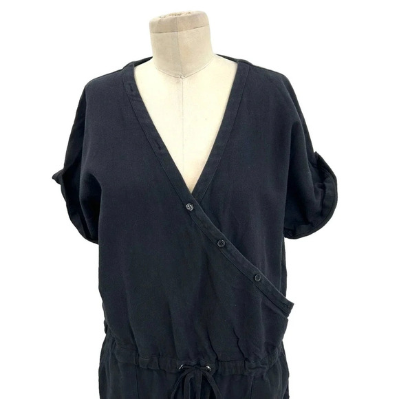 n:PHILANTHROPY Gingham Jumpsuit in Black Cat Size Large - Picture 3 of 11